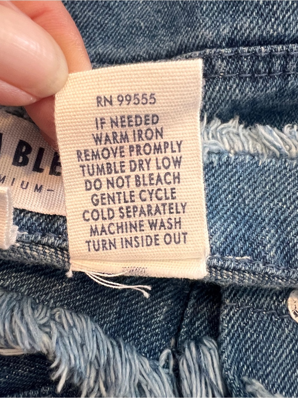 Denim Button-Front Jacket - Blue - Picture 10 of 10